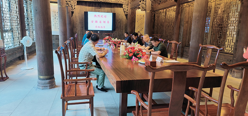 热烈欢迎安徽省文旅专家们莅临我司开展指导工作-浙江鹏鸣游乐设备有限公司
